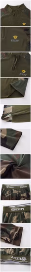 2022 venda quente personalizado outono inverno ao ar livre dos homens longos esportes militares preto velo roupa interior térmica